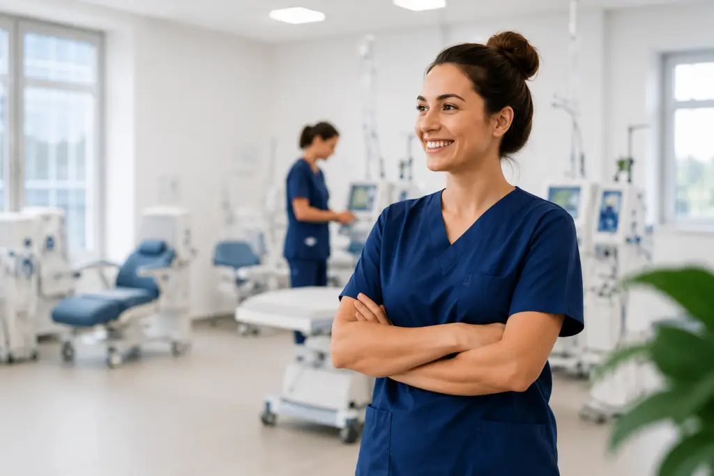 Raus aus der Klinik-Hektik. Rein in ein Team, das dich schützt.